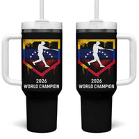 Venezuela Baseball 2026 Tumbler With Handle Venezuelan Flag Baseball Fan Gift