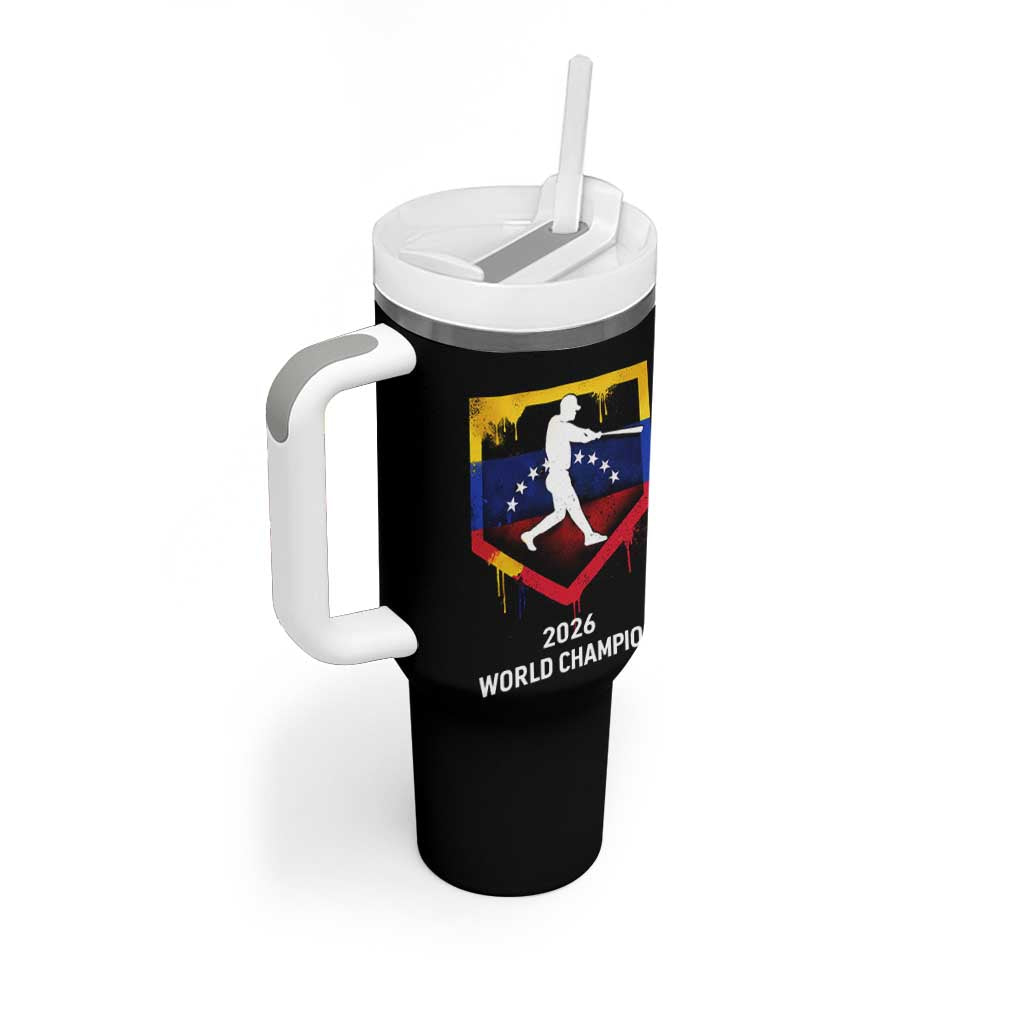 Venezuela Baseball 2026 Tumbler With Handle Venezuelan Flag Baseball Fan Gift