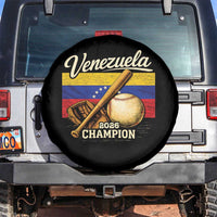 Venezuela Baseball 2026 Spare Tire Cover Champions Vintage Venezuelan Flag Baseball Fan Gift