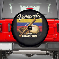 Venezuela Baseball 2026 Spare Tire Cover Champions Vintage Venezuelan Flag Baseball Fan Gift