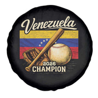 Venezuela Baseball 2026 Spare Tire Cover Champions Vintage Venezuelan Flag Baseball Fan Gift