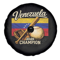 Venezuela Baseball 2026 Spare Tire Cover Champions Vintage Venezuelan Flag Baseball Fan Gift