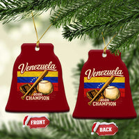 Venezuela Baseball 2026 Ceramic Ornament Champions Vintage Venezuelan Flag Baseball Fan Gift