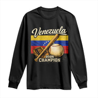 Venezuela Baseball 2026 Long Sleeve Shirt Champions Vintage Venezuelan Flag Baseball Fan Gift