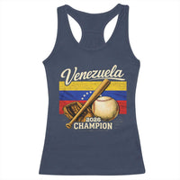 Venezuela Baseball 2026 Racerback Tank Top Champions Vintage Venezuelan Flag Baseball Fan Gift