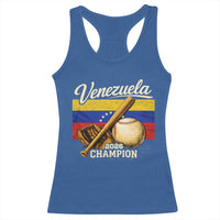 Venezuela Baseball 2026 Racerback Tank Top Champions Vintage Venezuelan Flag Baseball Fan Gift