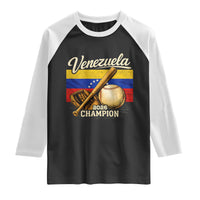 Venezuela Baseball 2026 Raglan Shirt Champions Vintage Venezuelan Flag Baseball Fan Gift