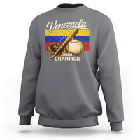 Venezuela Baseball 2026 Sweatshirt Champions Vintage Venezuelan Flag Baseball Fan Gift