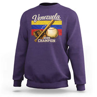 Venezuela Baseball 2026 Sweatshirt Champions Vintage Venezuelan Flag Baseball Fan Gift