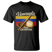 Venezuela Baseball 2026 T Shirt Champions Vintage Venezuelan Flag Baseball Fan Gift