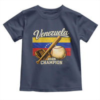 Venezuela Baseball 2026 Toddler T Shirt Champions Vintage Venezuelan Flag Baseball Fan Gift