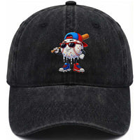 Baseball Drip Ice Cream Washed Cotton Baseball Cap Youth Drip Baseball Boys Kid Red White And Blue