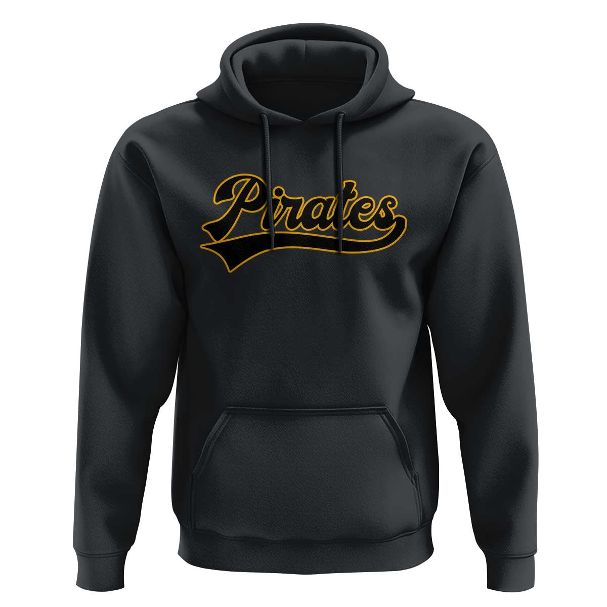 Vintage Pirates Hoodie Varsity Script Retro Sports Jersey Style Baseball Fans