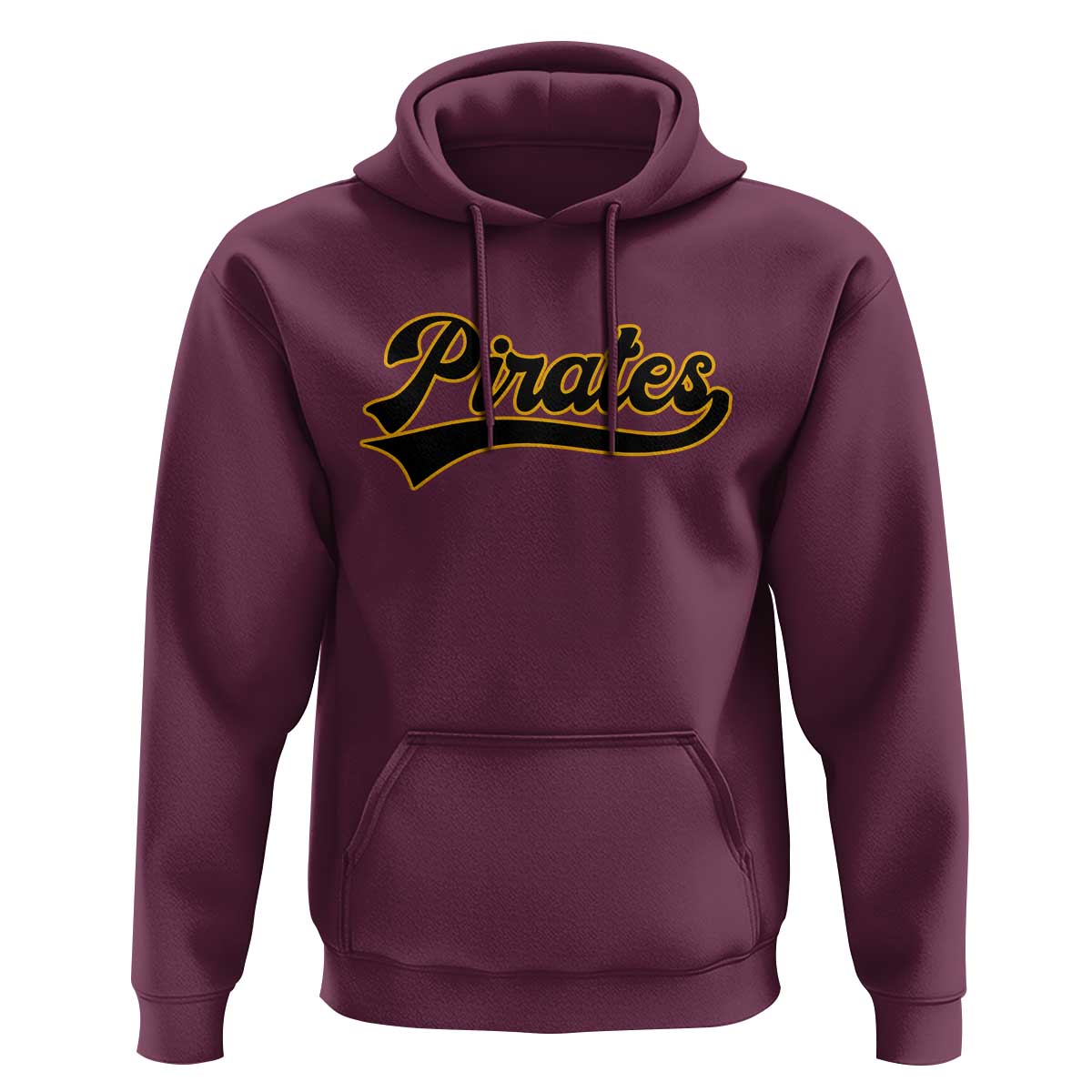 Vintage Pirates Hoodie Varsity Script Retro Sports Jersey Style Baseball Fans