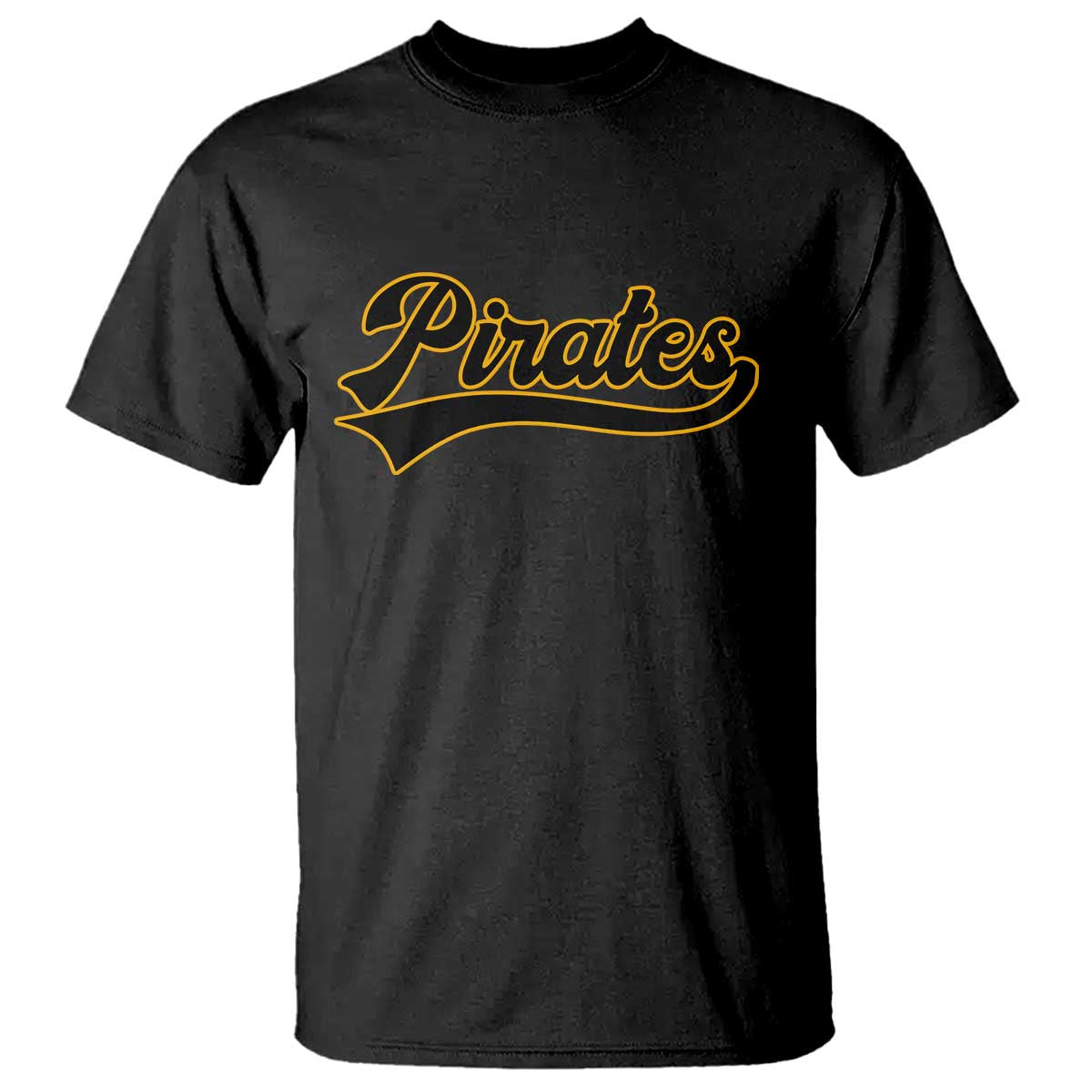 Vintage Pirates T Shirt Varsity Script Retro Sports Jersey Style Baseball Fans
