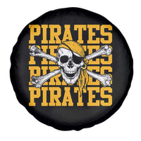 Retro Pirates Spare Tire Cover Vintage Retro Skull Crossbones Baseball Fans
