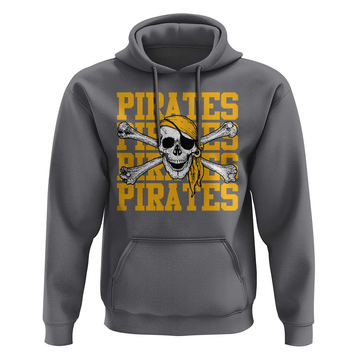 Retro Pirates Hoodie Vintage Retro Skull Crossbones Baseball Fans