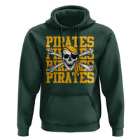 Retro Pirates Hoodie Vintage Retro Skull Crossbones Baseball Fans