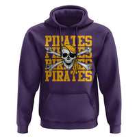 Retro Pirates Hoodie Vintage Retro Skull Crossbones Baseball Fans