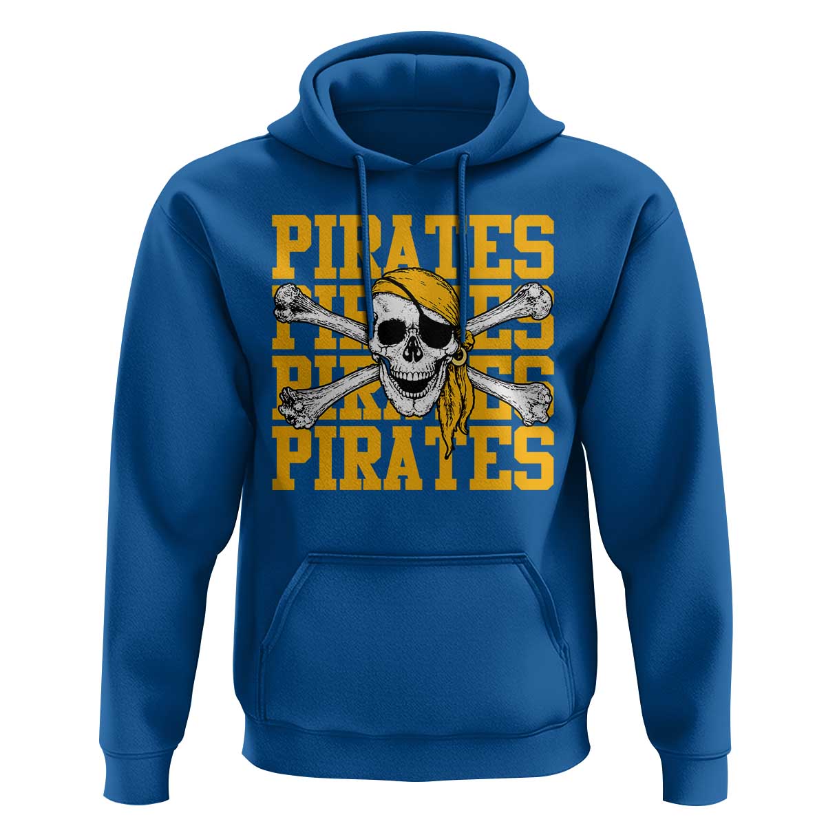 Retro Pirates Hoodie Vintage Retro Skull Crossbones Baseball Fans