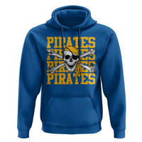 Retro Pirates Hoodie Vintage Retro Skull Crossbones Baseball Fans