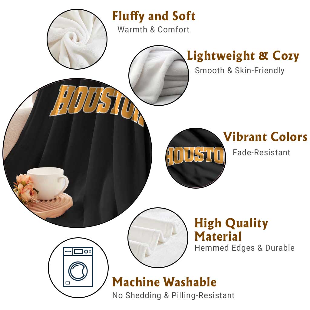 Vintage Astro Throw Blanket Retro Style 70s 80s 90s First Name Vintage Athletic Sports