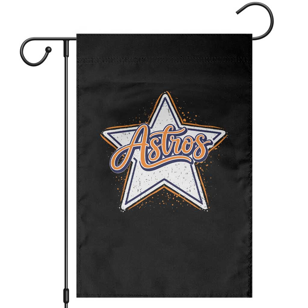 Vintage Astro Script Name Sports Style Garden Flag Retro Baseball Fans