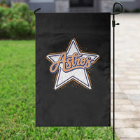 Vintage Astro Script Name Sports Style Garden Flag Retro Baseball Fans