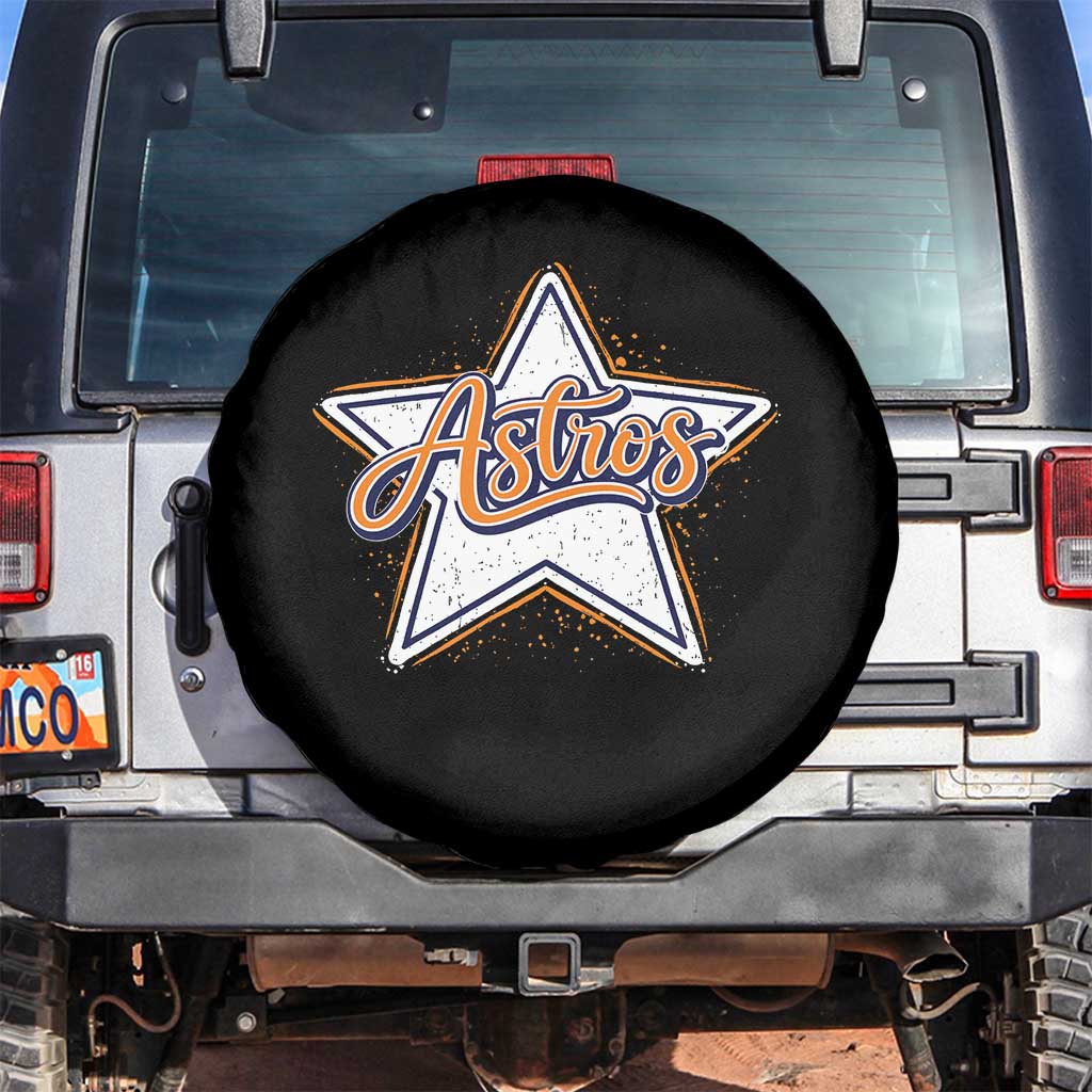 Vintage Astro Script Name Sports Style Spare Tire Cover Retro Baseball Fans