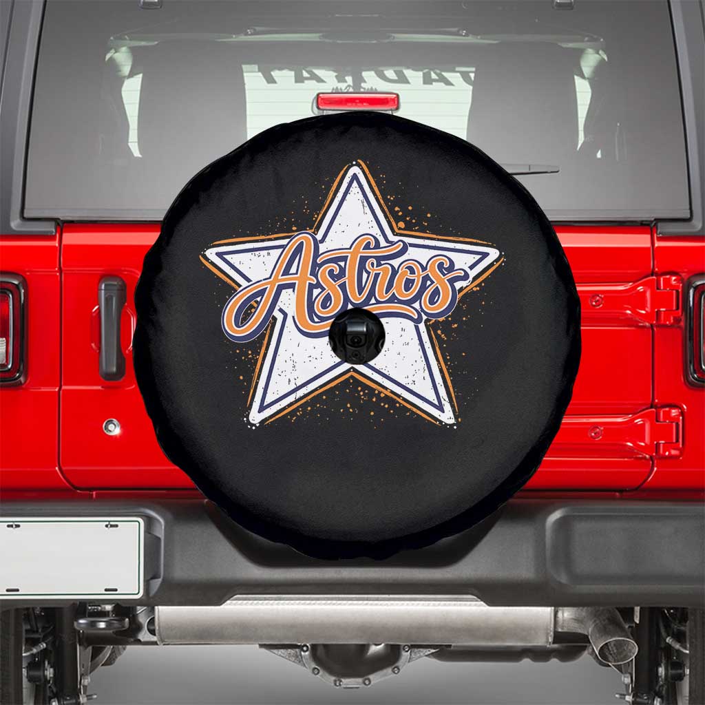 Vintage Astro Script Name Sports Style Spare Tire Cover Retro Baseball Fans