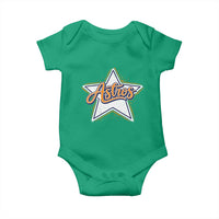 Vintage Astro Script Name Sports Style Baby Onesie Retro Baseball Fans