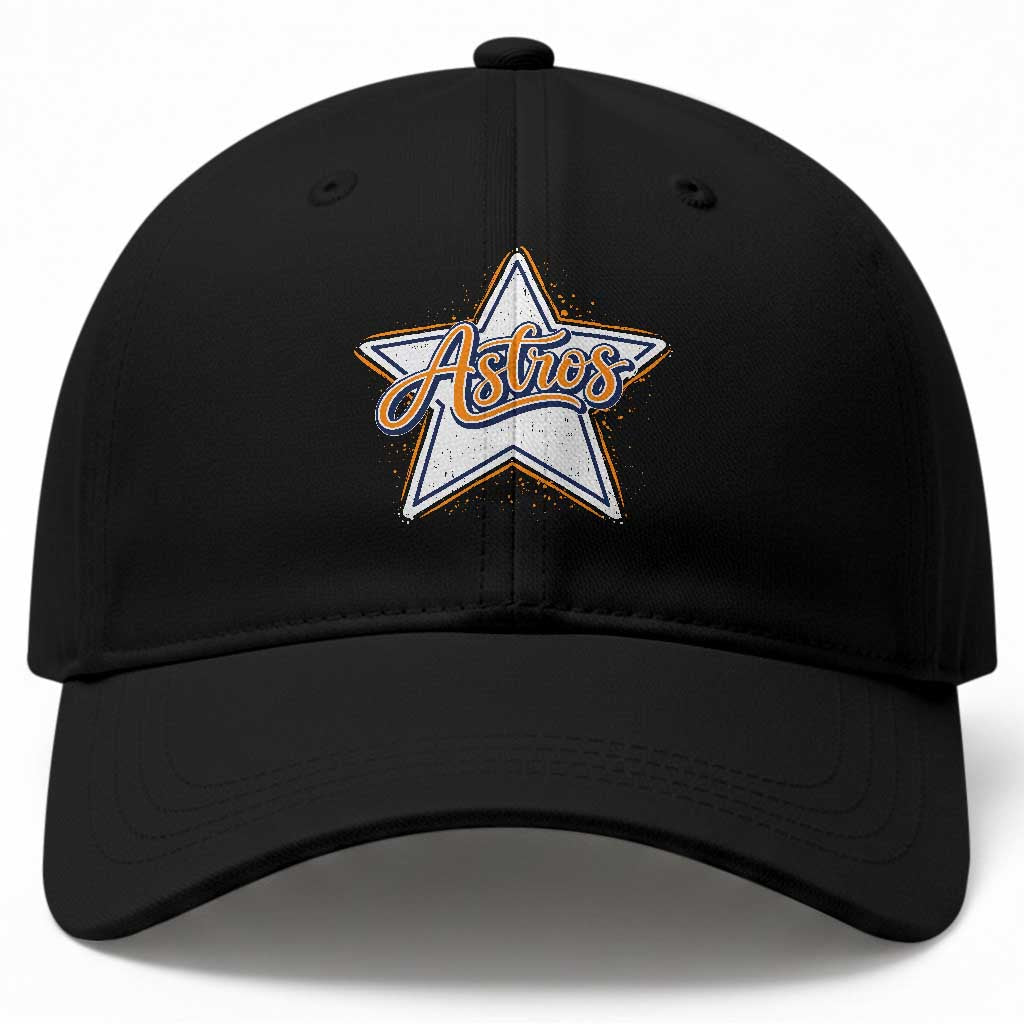 Vintage Astro Script Name Sports Style Baseball Cap Retro Baseball Fans