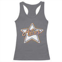 Vintage Astro Script Name Sports Style Racerback Tank Top Retro Baseball Fans