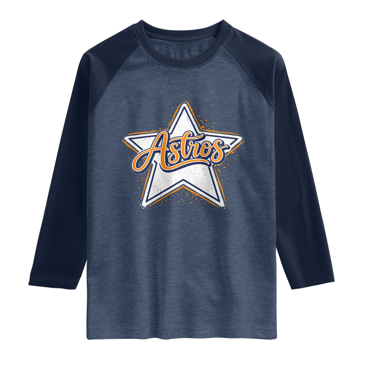Vintage Astro Script Name Sports Style Raglan Shirt Retro Baseball Fans