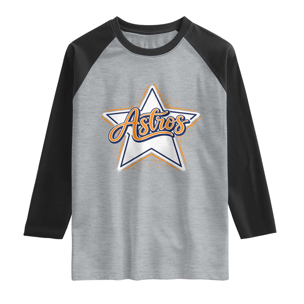 Vintage Astro Script Name Sports Style Raglan Shirt Retro Baseball Fans