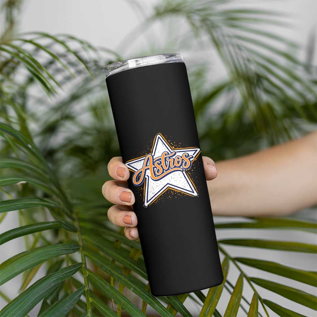 Vintage Astro Script Name Sports Style Skinny Tumbler Retro Baseball Fans