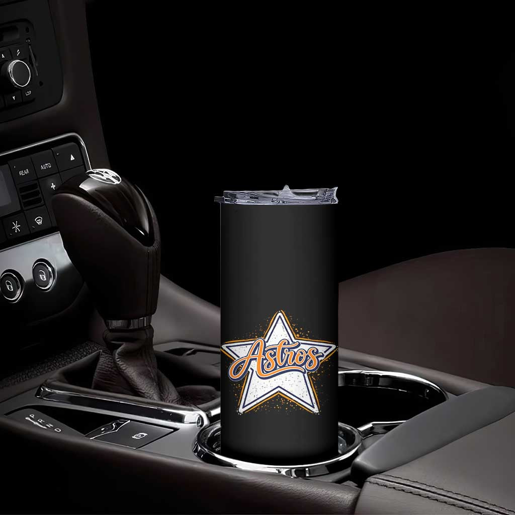 Vintage Astro Script Name Sports Style Skinny Tumbler Retro Baseball Fans