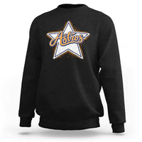 Vintage Astro Script Name Sports Style Sweatshirt Retro Baseball Fans