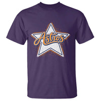Vintage Astro Script Name Sports Style T Shirt Retro Baseball Fans