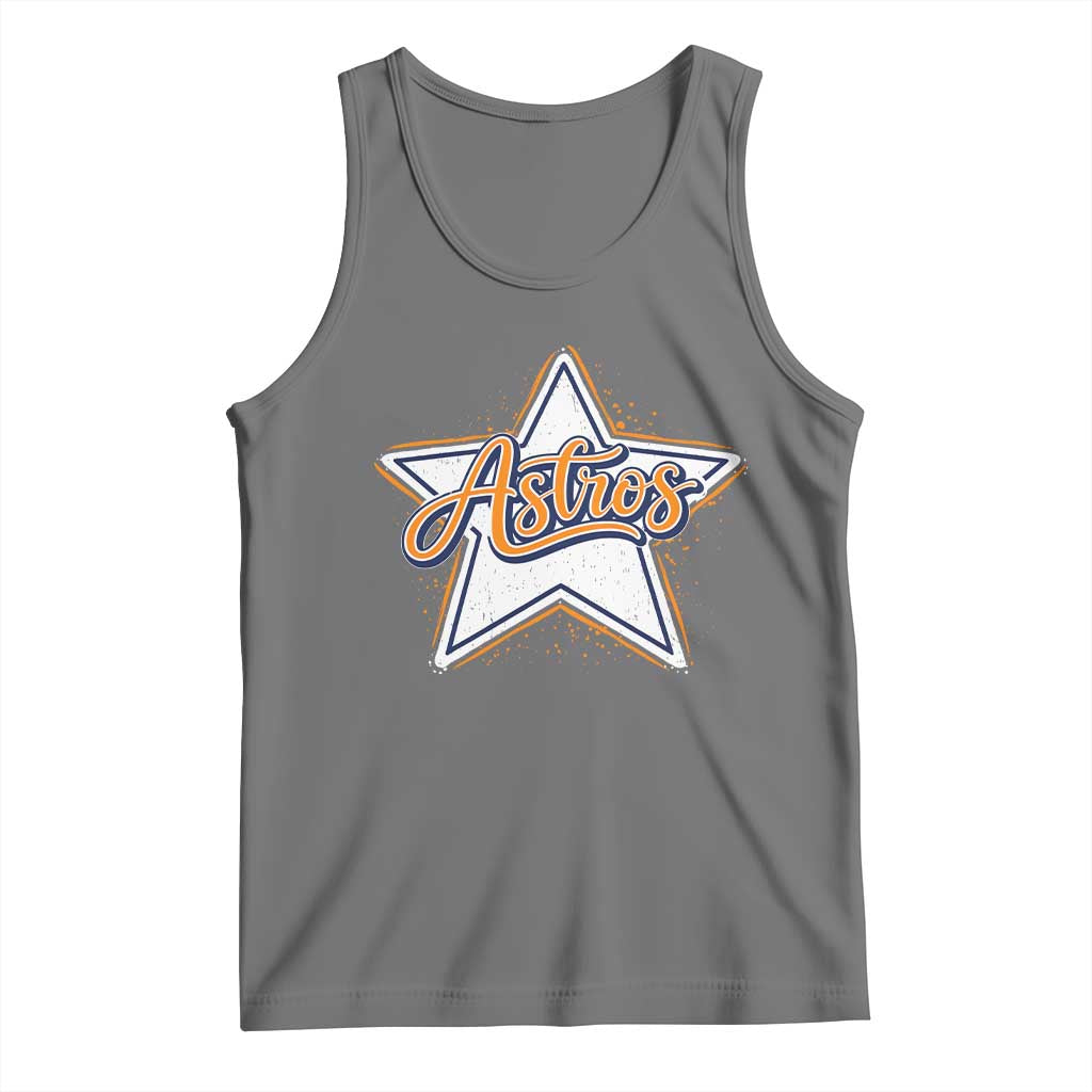 Vintage Astro Script Name Sports Style Tank Top Retro Baseball Fans