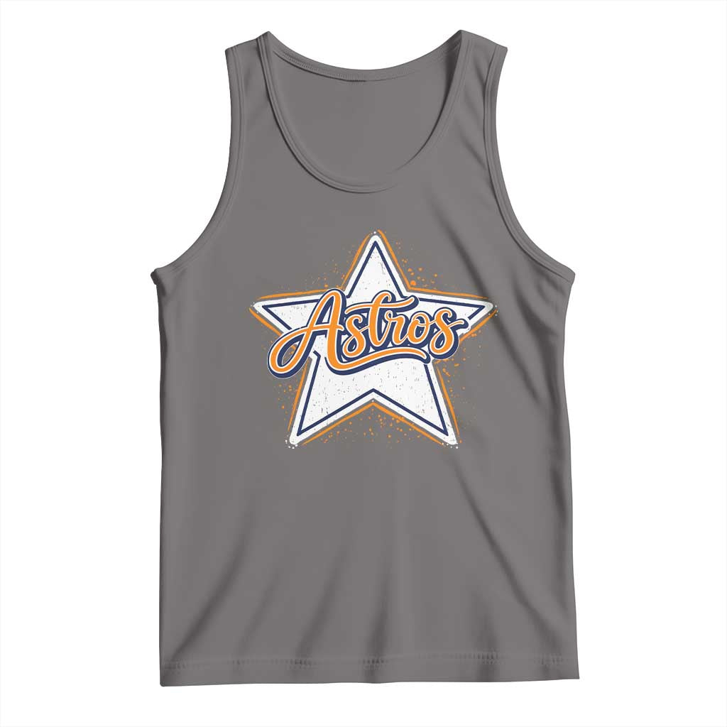 Vintage Astro Script Name Sports Style Tank Top Retro Baseball Fans