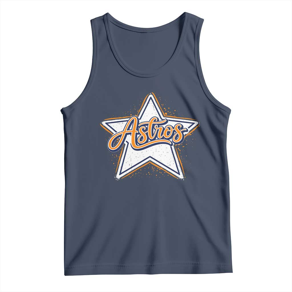Vintage Astro Script Name Sports Style Tank Top Retro Baseball Fans
