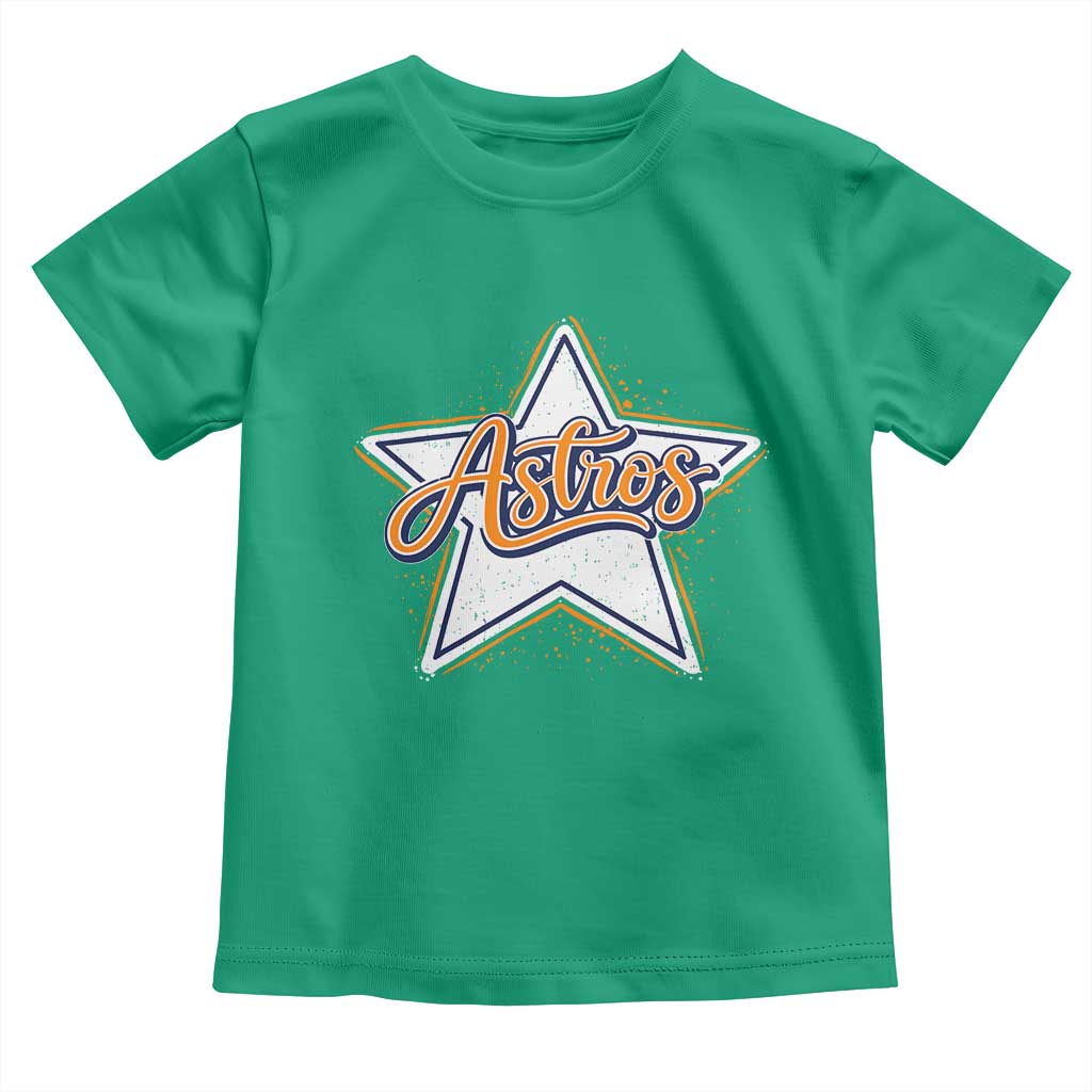 Vintage Astro Script Name Sports Style Toddler T Shirt Retro Baseball Fans