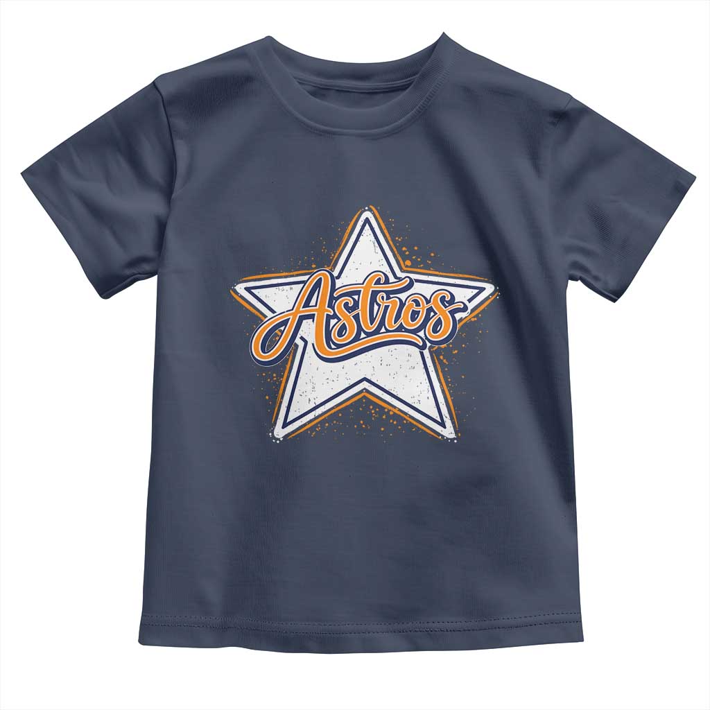 Vintage Astro Script Name Sports Style Toddler T Shirt Retro Baseball Fans