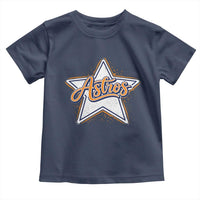 Vintage Astro Script Name Sports Style Toddler T Shirt Retro Baseball Fans