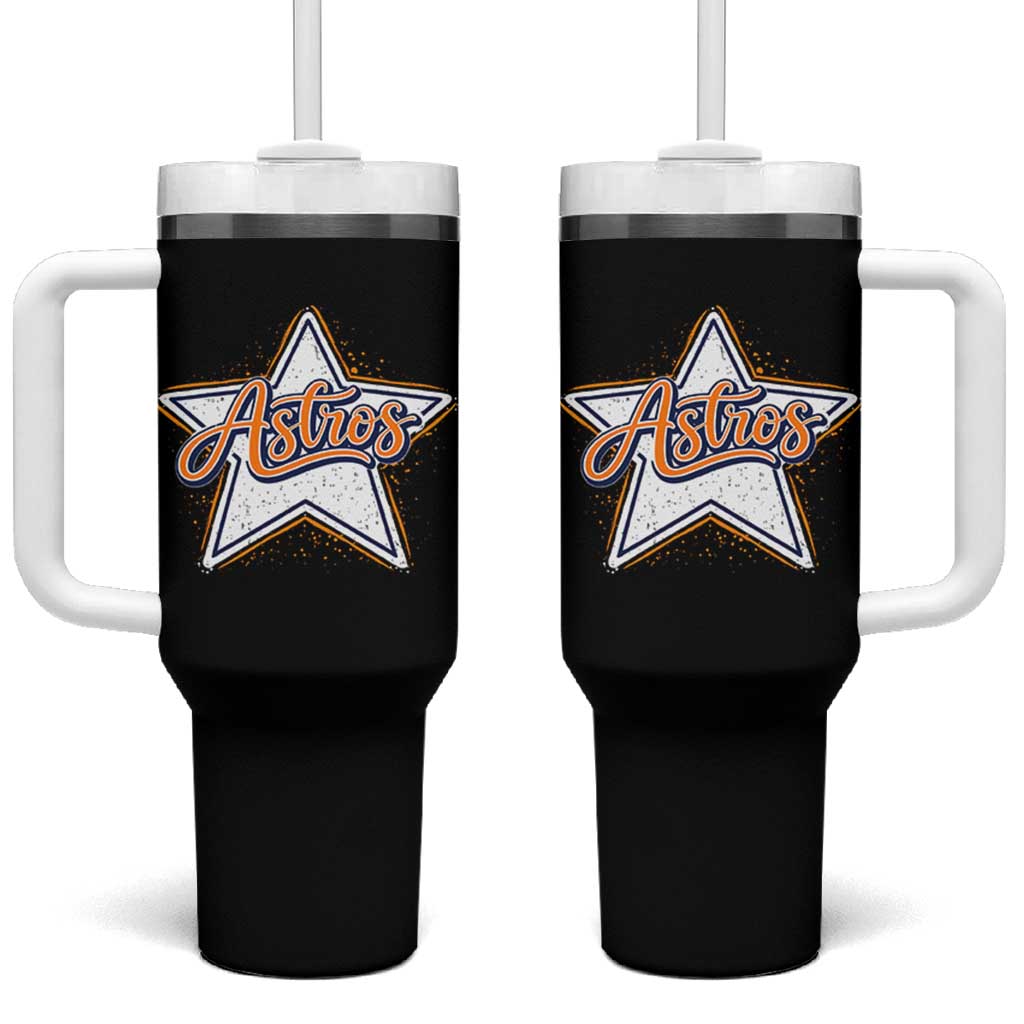 Vintage Astro Script Name Sports Style Tumbler With Handle Retro Baseball Fans