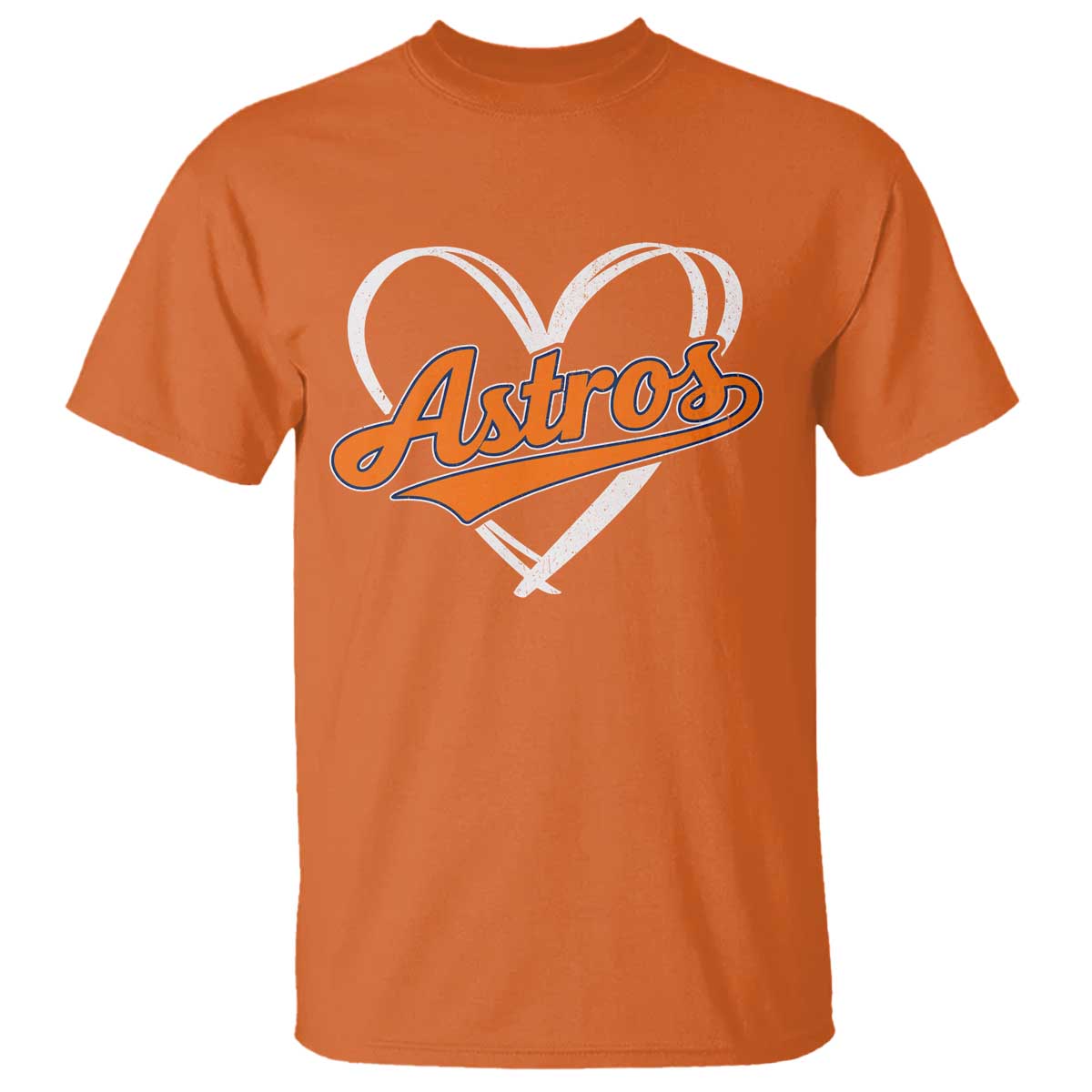 Vintage Astro Name Sports Style T Shirt Varsity Script Vintage Baseball Heart Graphic