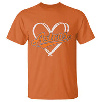Vintage Astro Name Sports Style T Shirt Varsity Script Vintage Baseball Heart Graphic