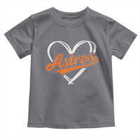 Vintage Astro Name Sports Style Toddler T Shirt Varsity Script Vintage Baseball Heart Graphic