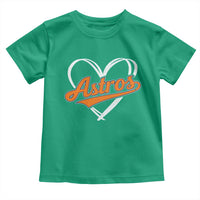 Vintage Astro Name Sports Style Toddler T Shirt Varsity Script Vintage Baseball Heart Graphic